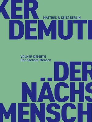 cover image of Der nächste Mensch